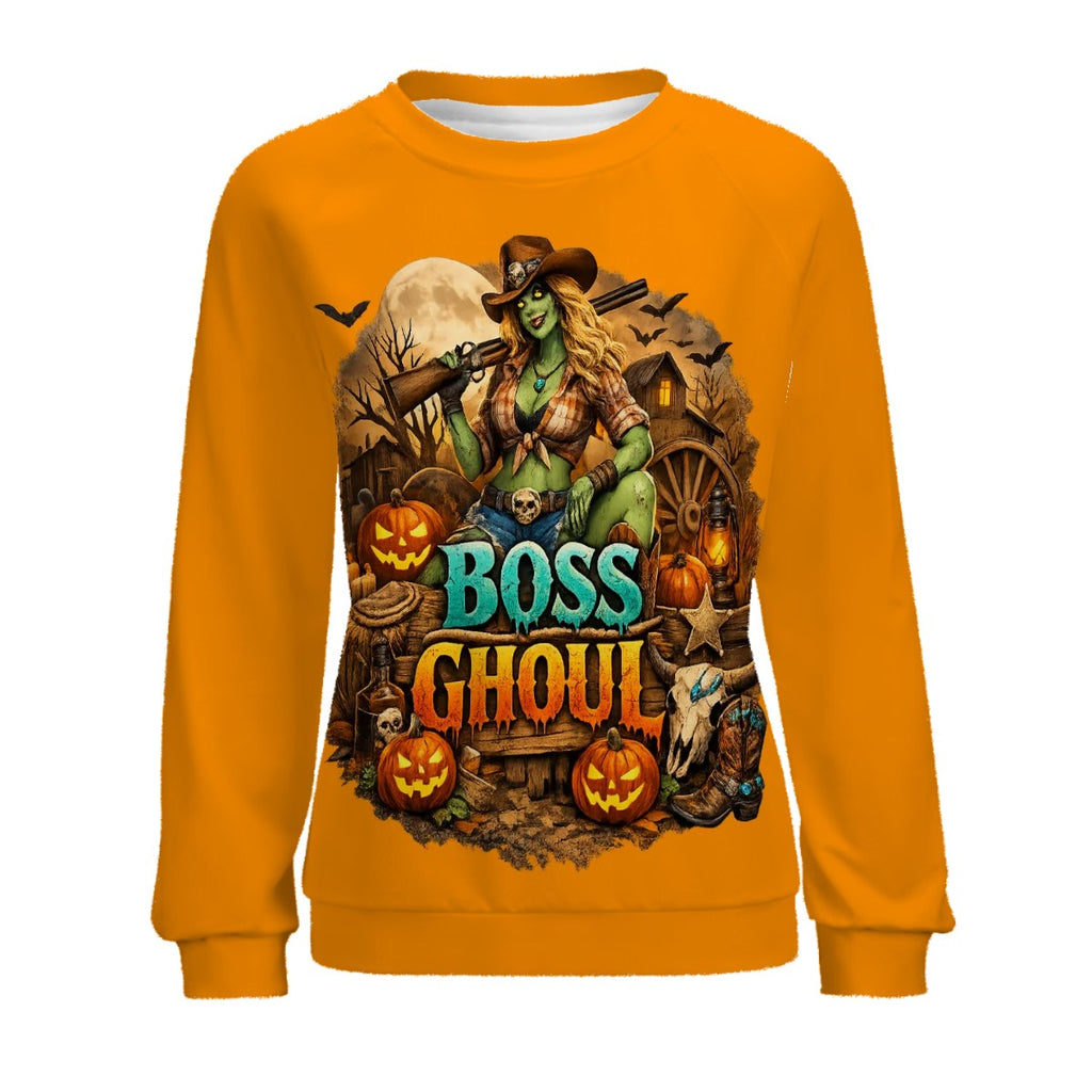 Raglan Crewneck Sweatshirts Women