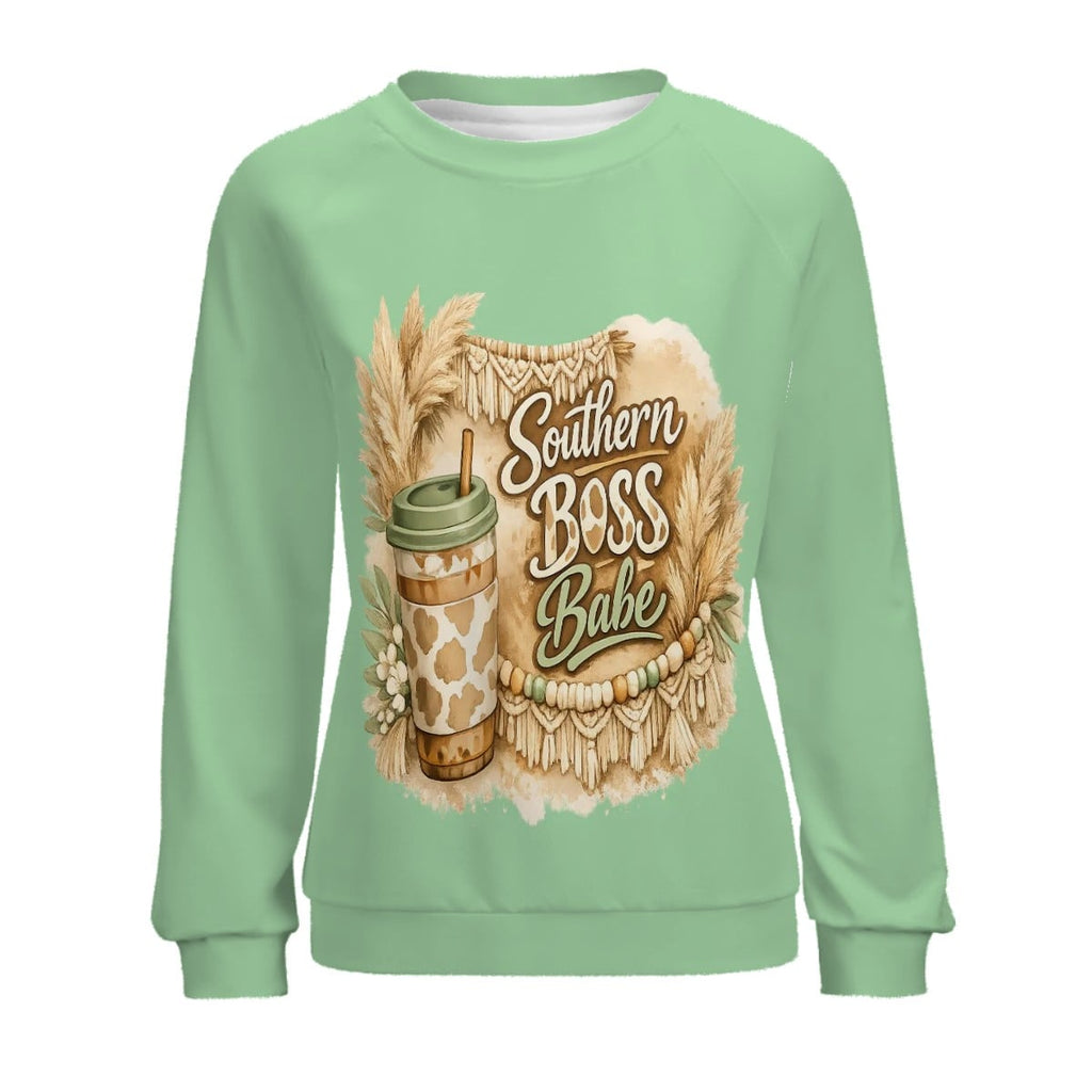 Raglan Crewneck Sweatshirts Women sbb