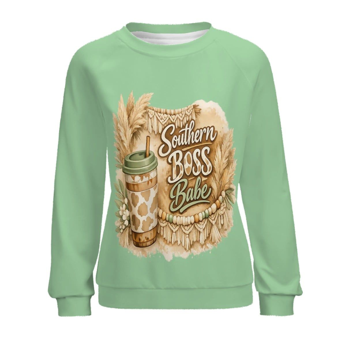 Raglan Crewneck Sweatshirts Women sbb