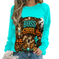 Raglan Crewneck Sweatshirts Women