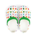 Kids Rainbow Garden Clogs — Colorful All-Over Print EVA Foam Shoes