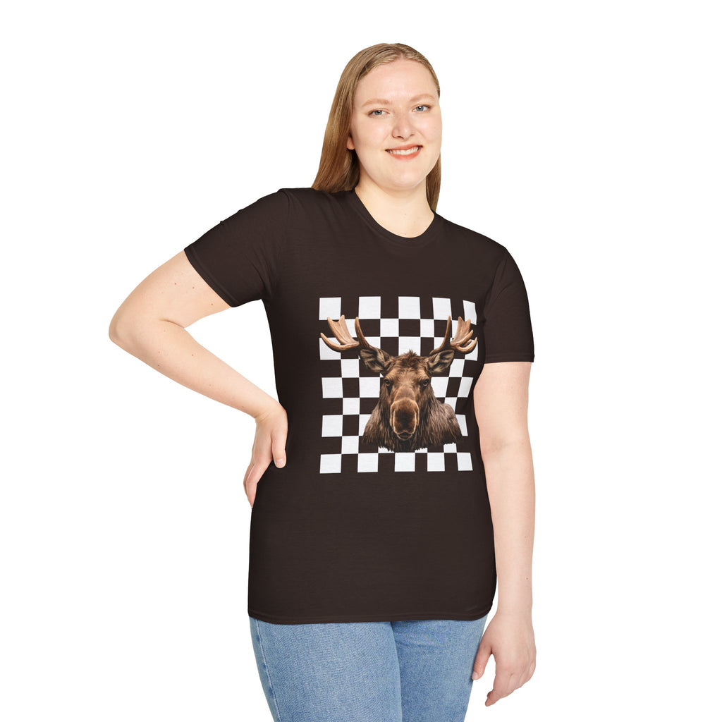 Moose Head T-Shirt — Rustic Wildlife Graphic Tee