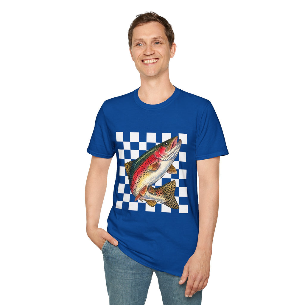 Rainbow Trout T-Shirt — Vintage Fish Graphic Tee for Anglers & Outdoors