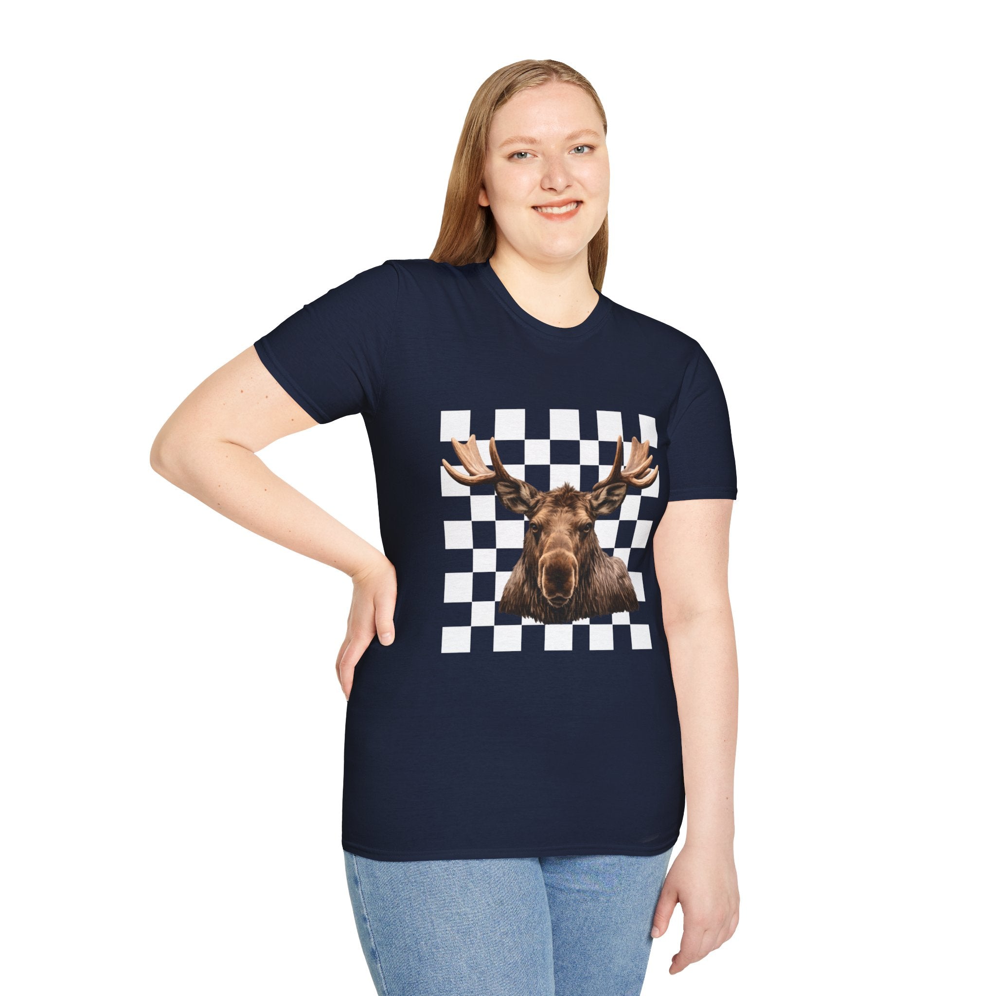 Moose Head T-Shirt — Rustic Wildlife Graphic Tee
