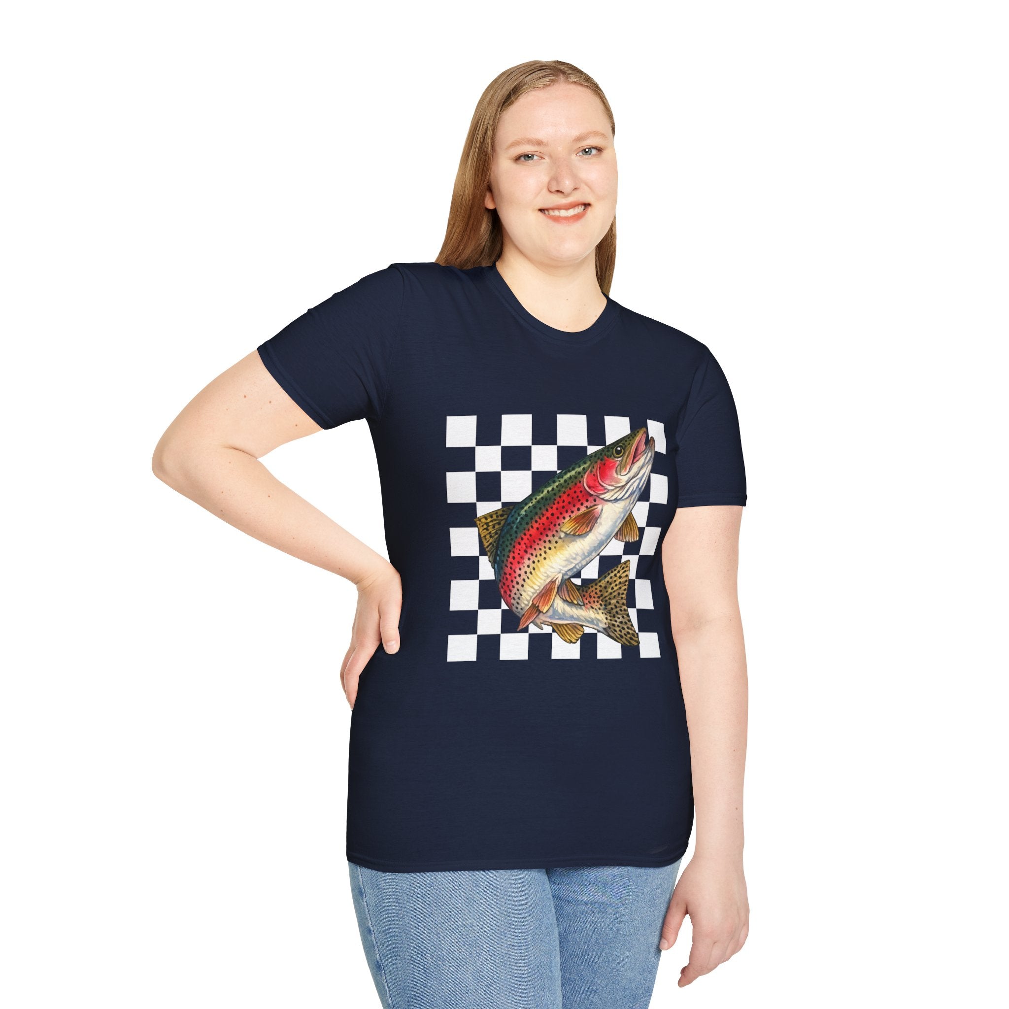 Rainbow Trout T-Shirt — Vintage Fish Graphic Tee for Anglers & Outdoors