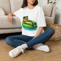 T-REX Float T‑Shirt — Cool Gator with Sunglasses Pool Tee