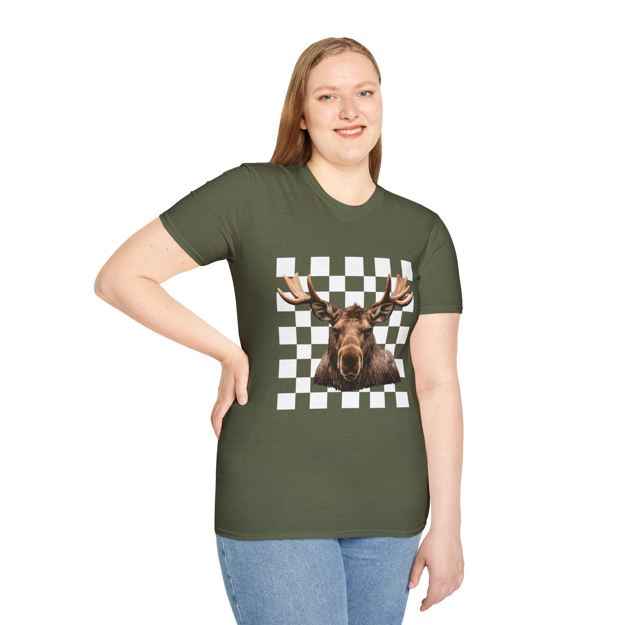 Moose Head T-Shirt — Rustic Wildlife Graphic Tee