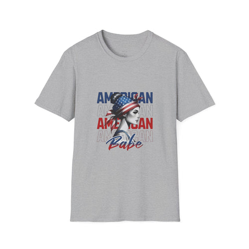 American Babe T-Shirt — Patriotic Rosie Headwrap Tee