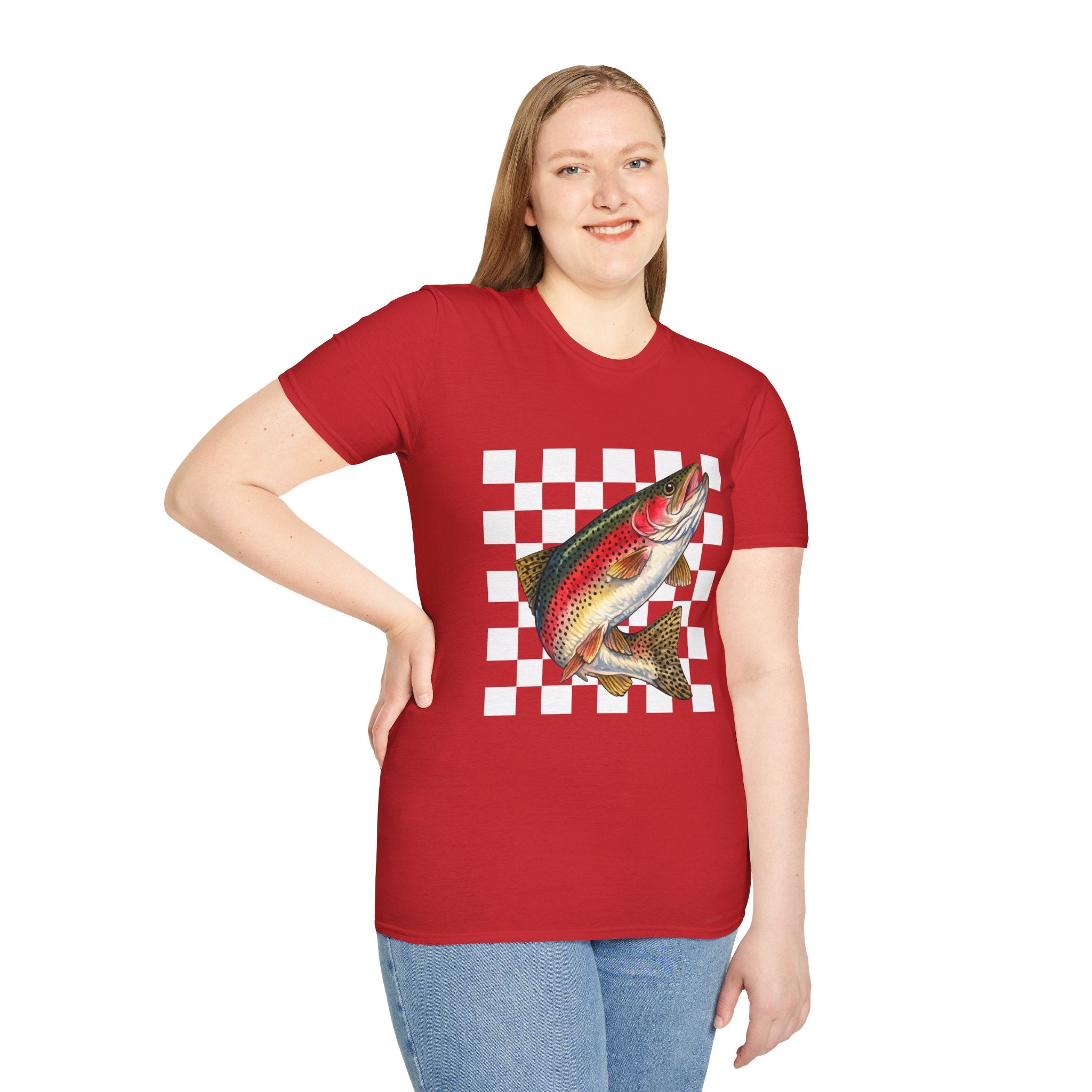 Rainbow Trout T-Shirt — Vintage Fish Graphic Tee for Anglers & Outdoors