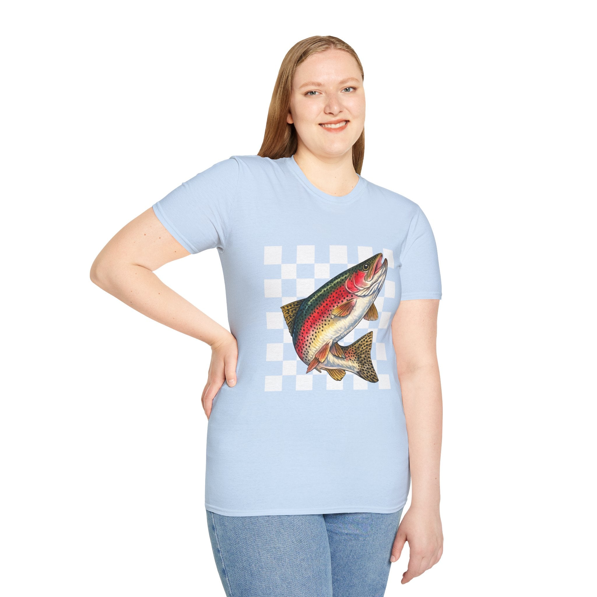 Rainbow Trout T-Shirt — Vintage Fish Graphic Tee for Anglers & Outdoors