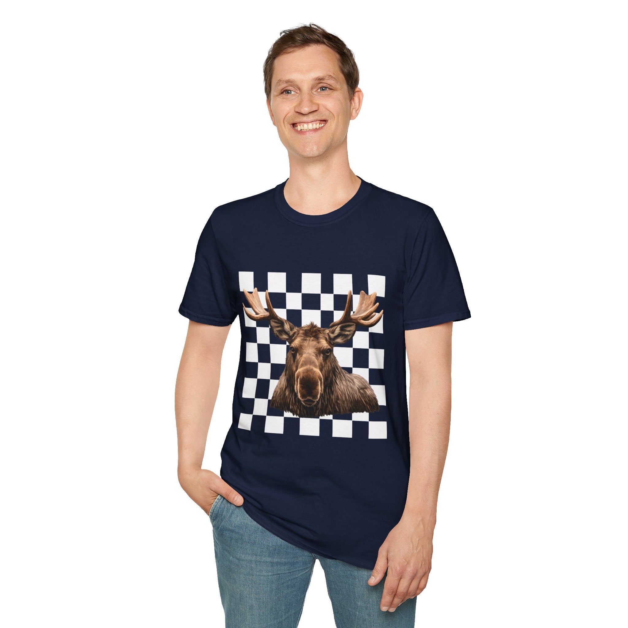 Moose Head T-Shirt — Rustic Wildlife Graphic Tee