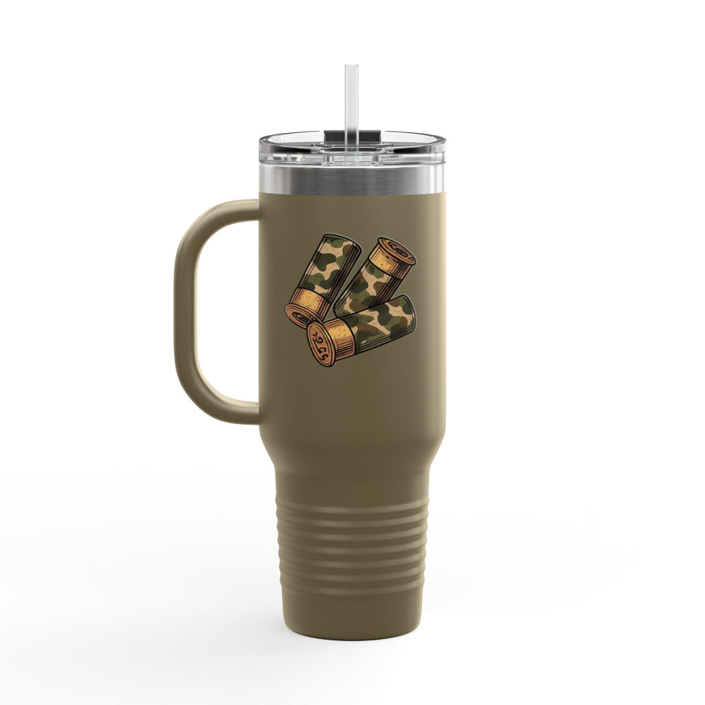 Camo Shotgun Shells 40oz Travel Mug | Insulated Tumbler