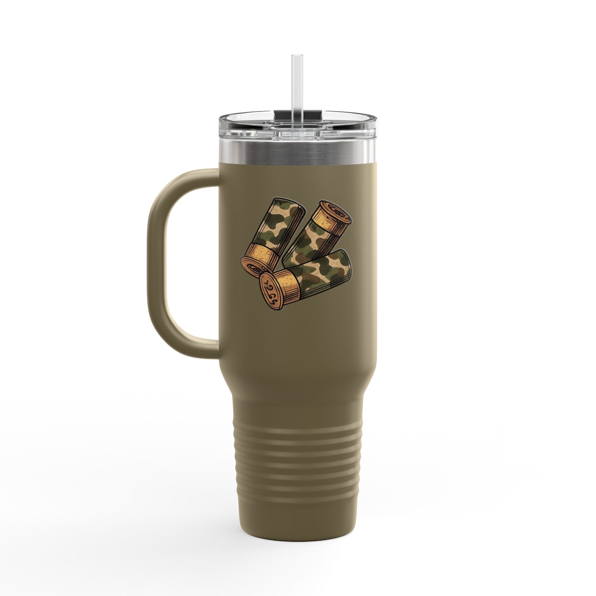 Camo Shotgun Shells 40oz Travel Mug | Insulated Tumbler