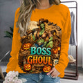 Raglan Crewneck Sweatshirts Women