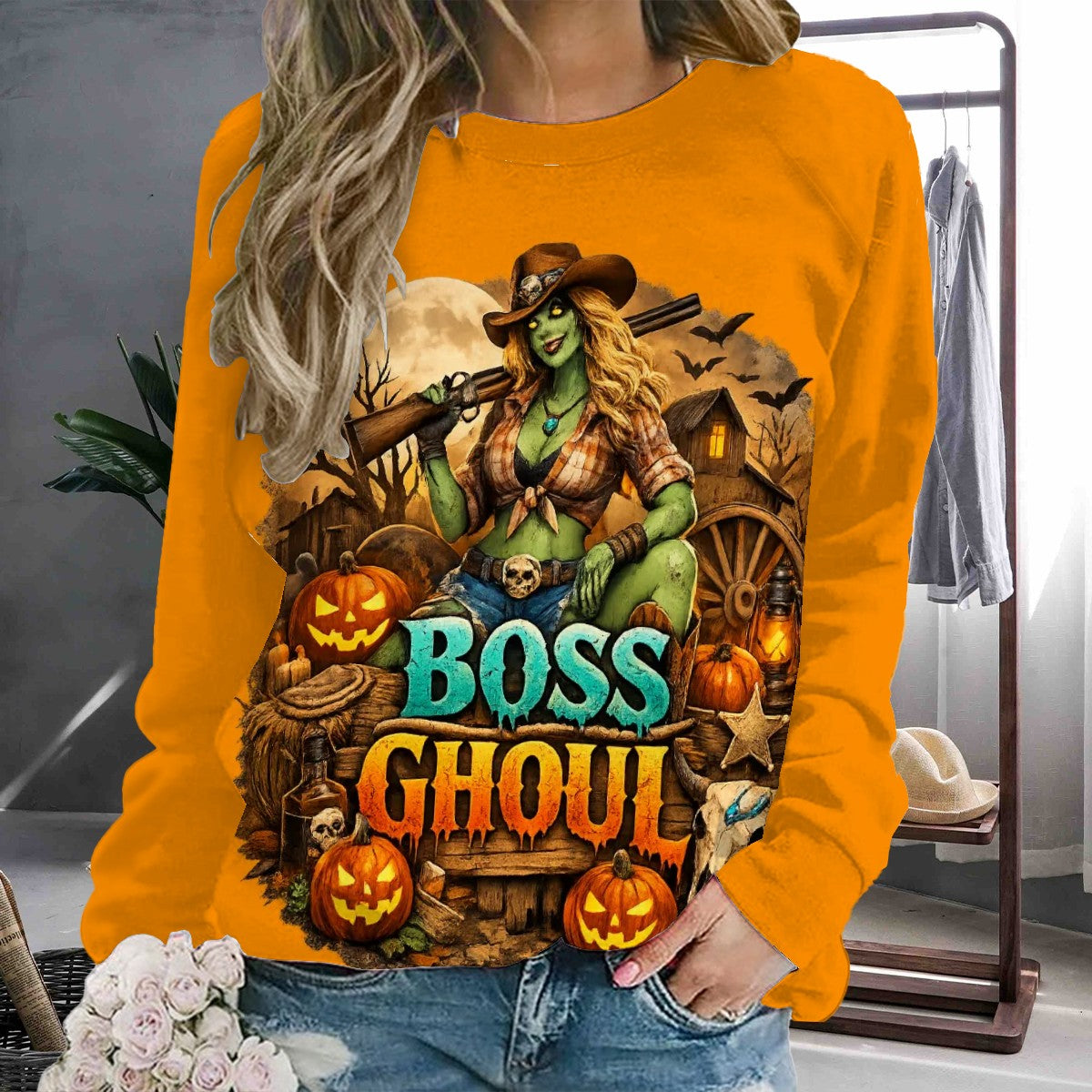 Raglan Crewneck Sweatshirts Women