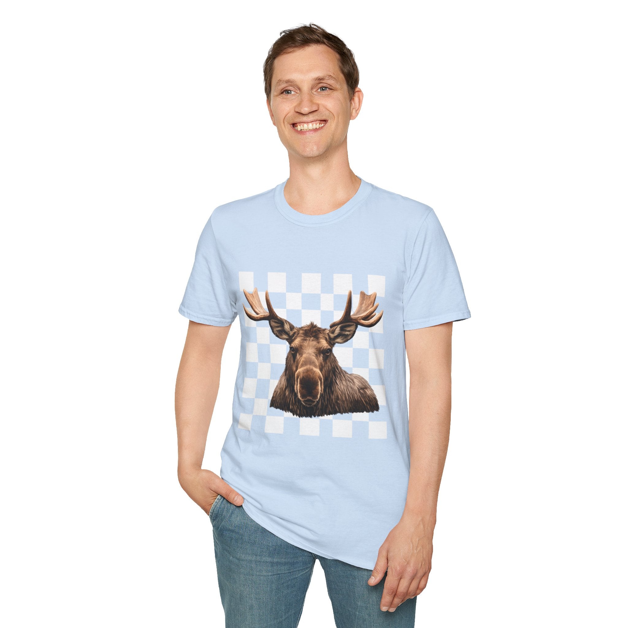 Moose Head T-Shirt — Rustic Wildlife Graphic Tee