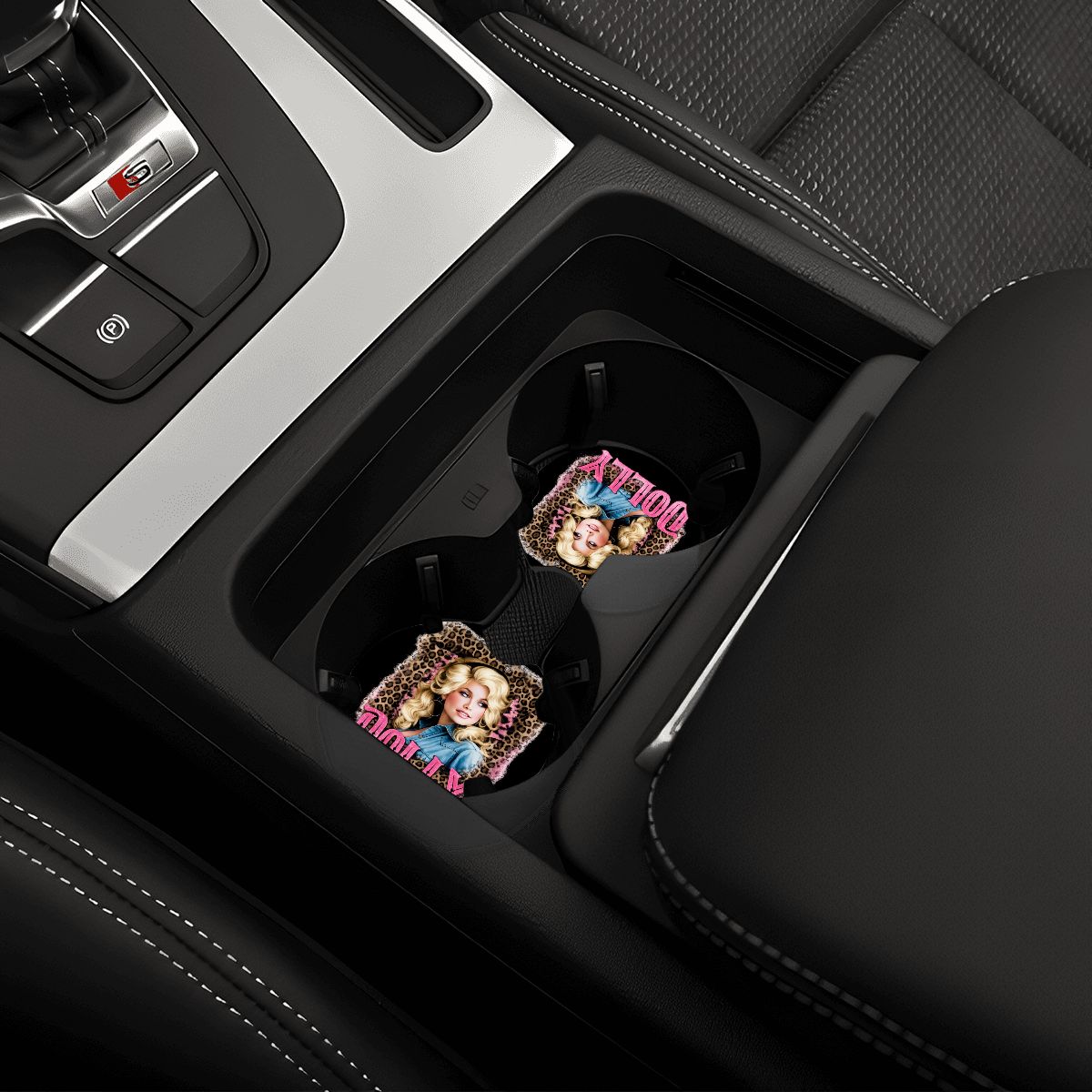 Dolly Neoprene Car Coasters 2 pcs