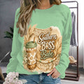 Raglan Crewneck Sweatshirts Women sbb