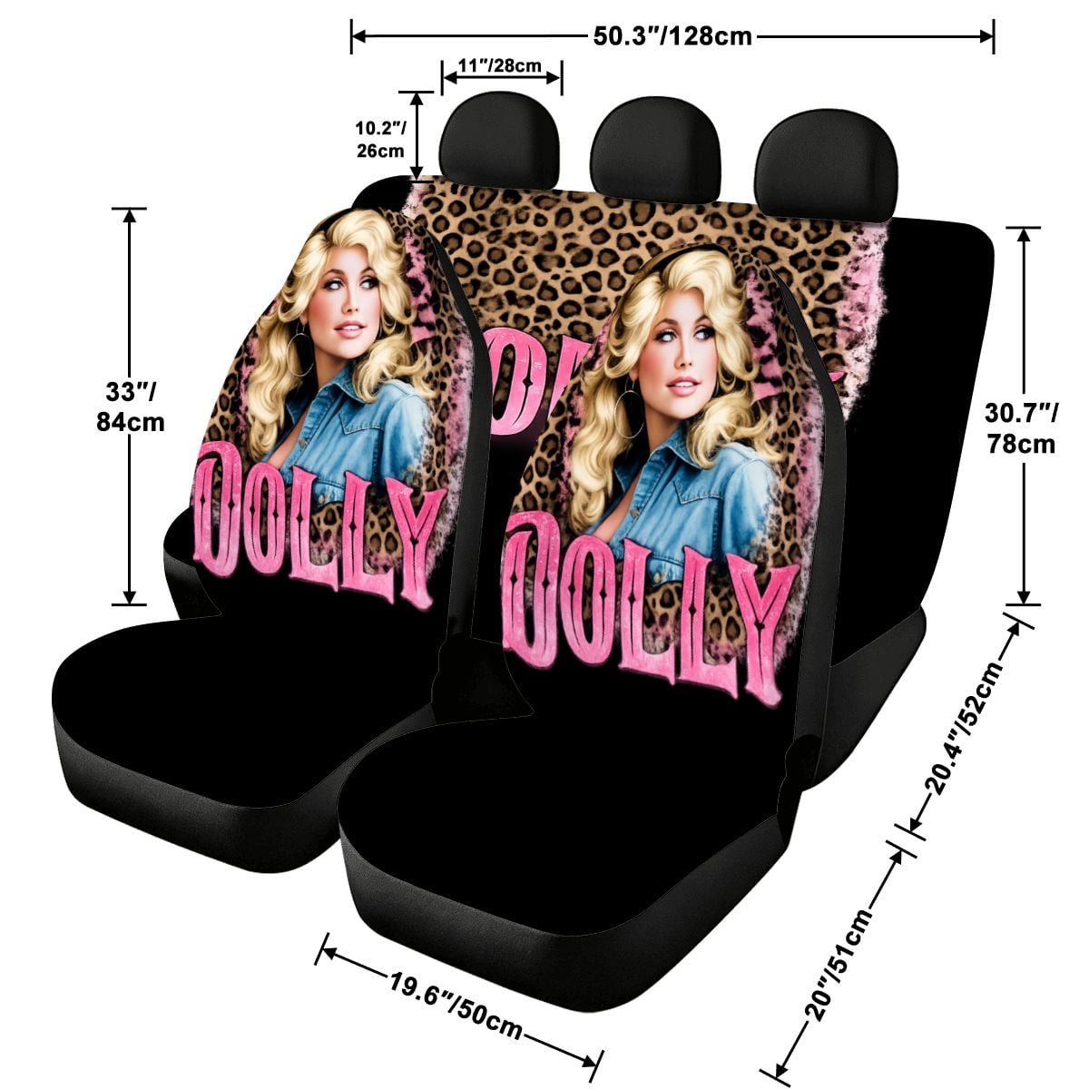 Dolly Car Seat Covers Full Set