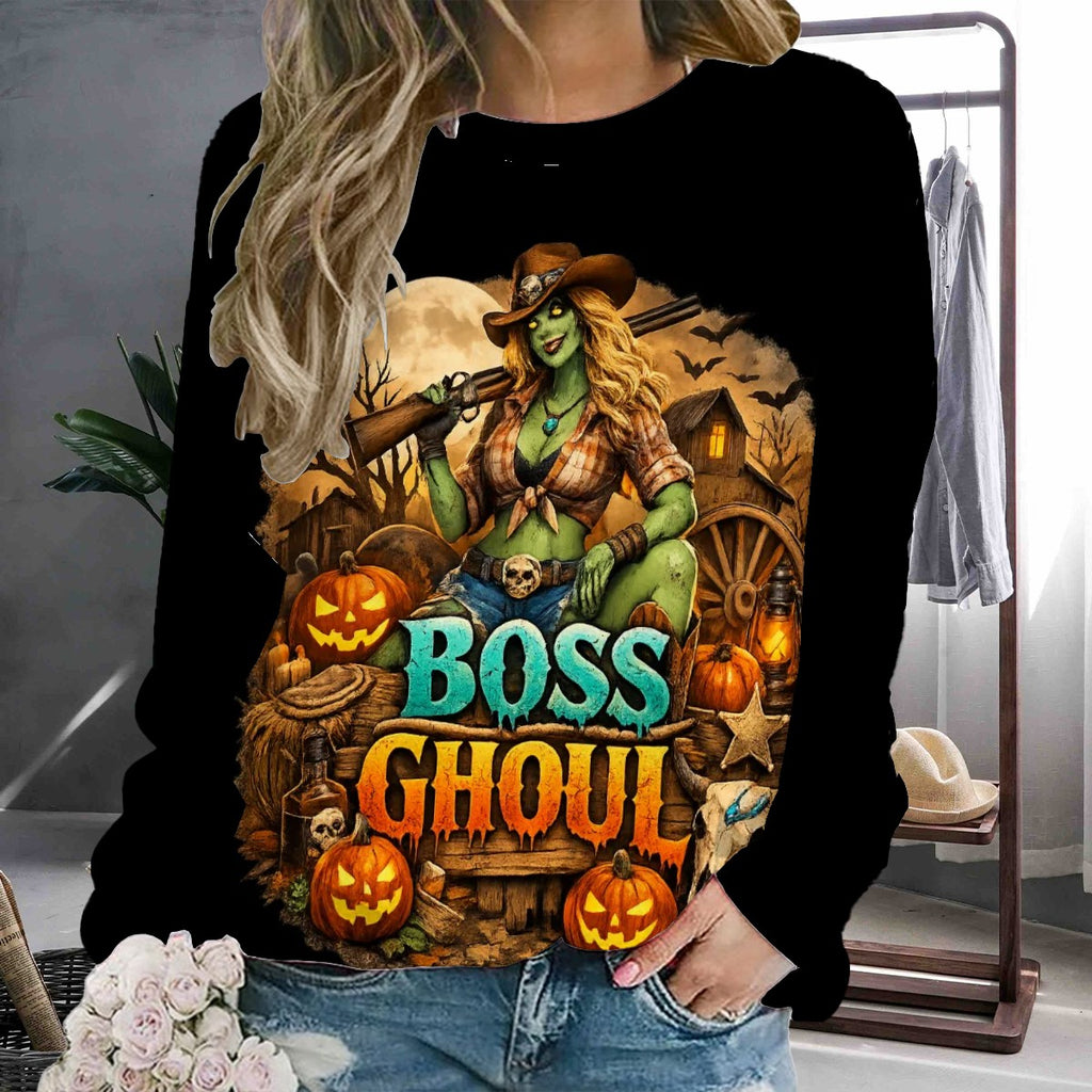 Raglan Crewneck Sweatshirts Women
