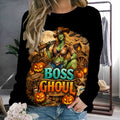 Raglan Crewneck Sweatshirts Women