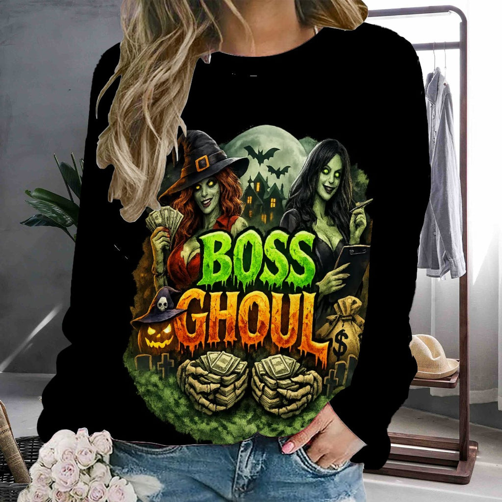 Raglan Crewneck Sweatshirts Women