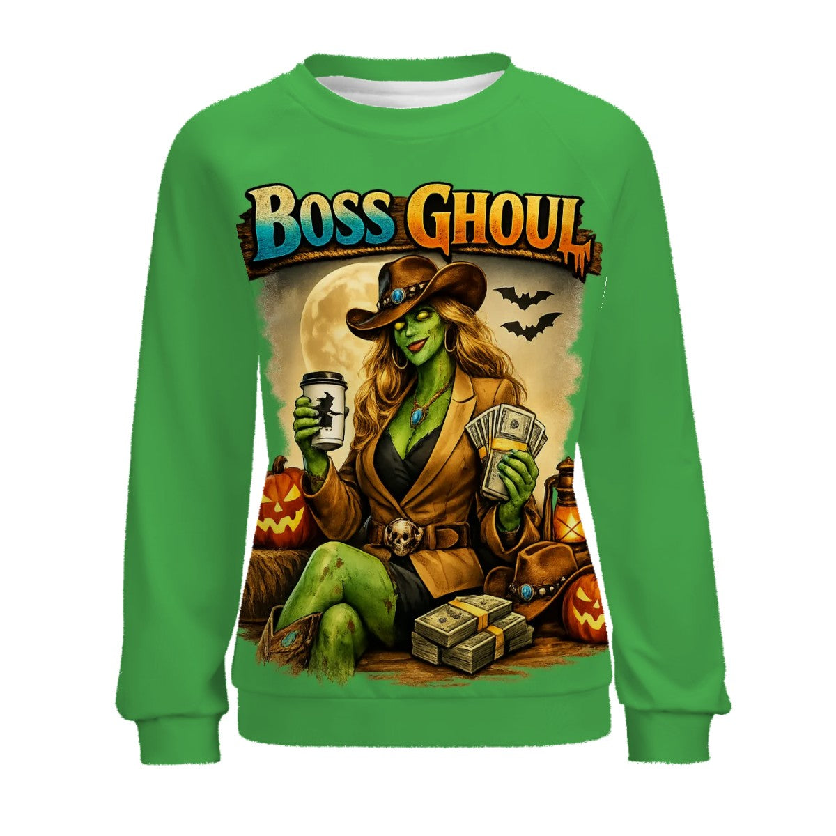 Raglan Crewneck Sweatshirts Women