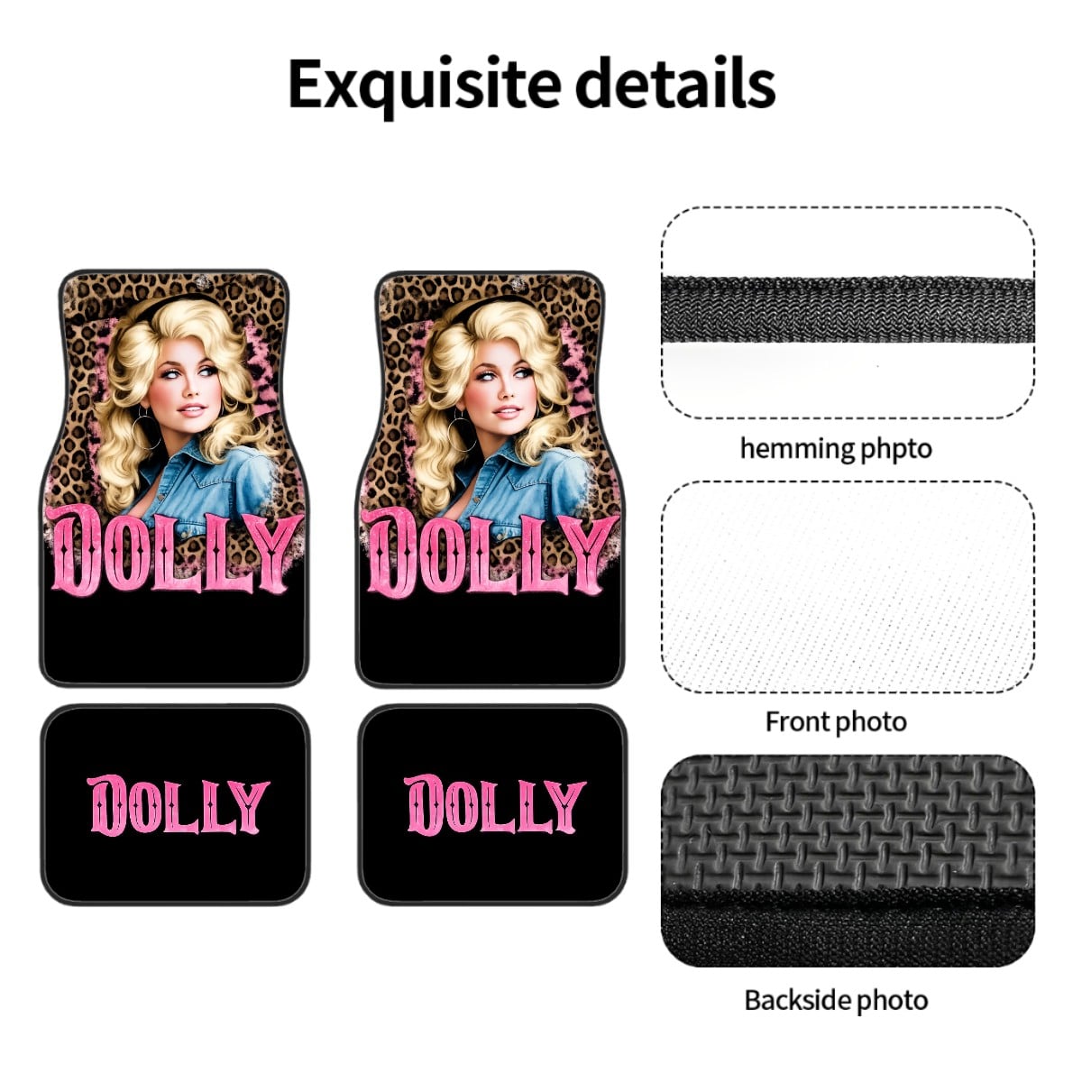 Dolly Car Mat Set of 4