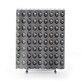 Graphic Lip Pattern Shower Curtain – Retro Pop Art Bathroom Decor