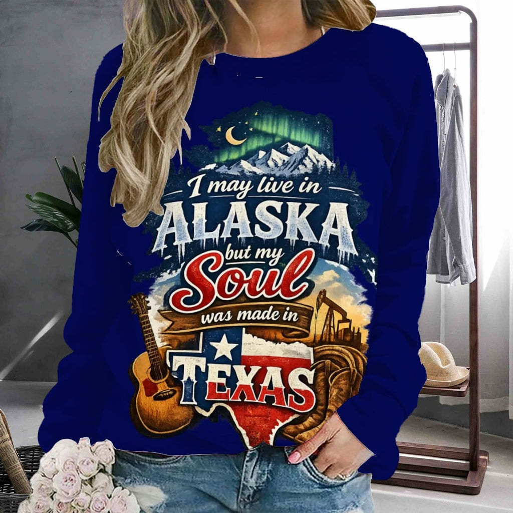 Raglan Crewneck Sweatshirts Women