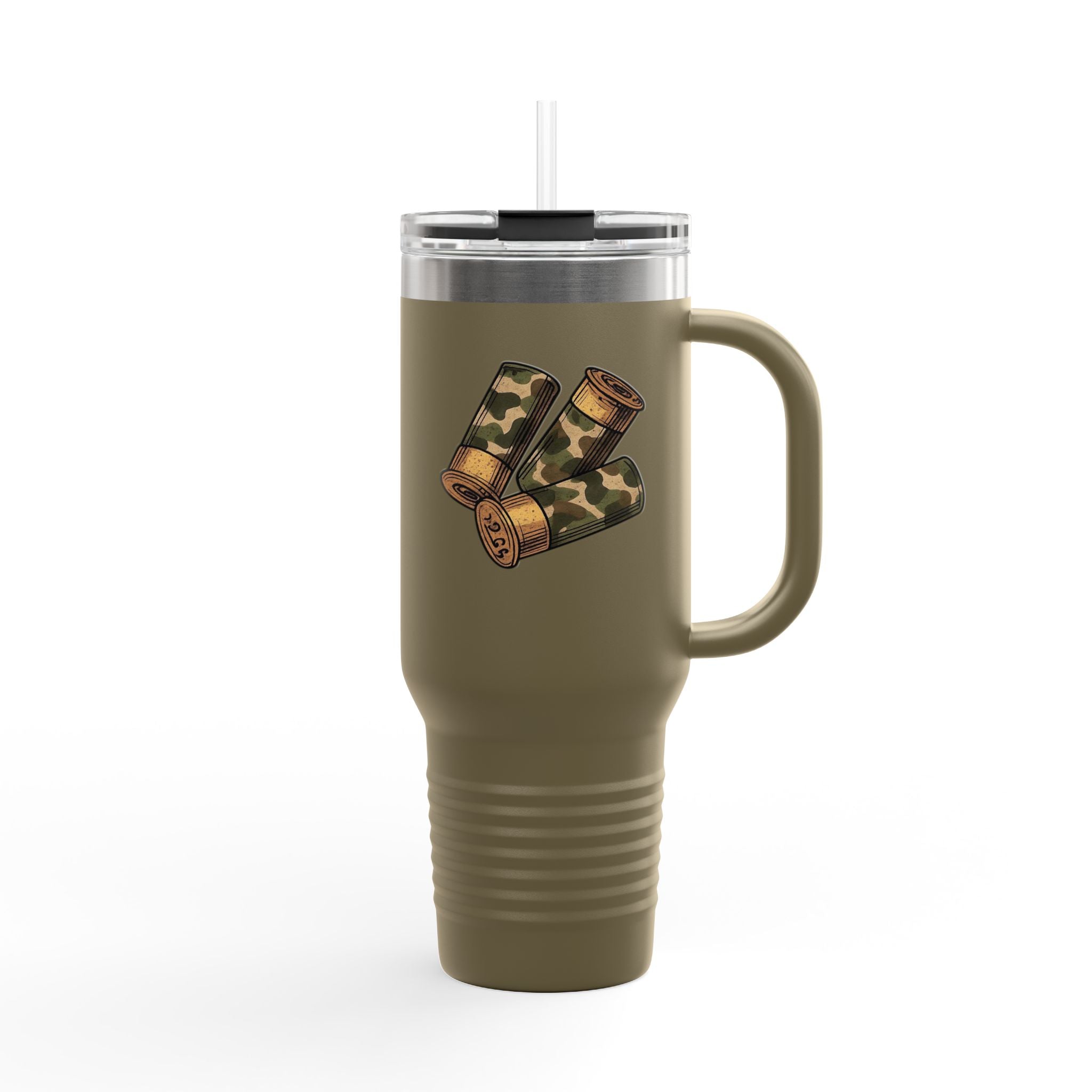 Camo Shotgun Shells 40oz Travel Mug | Insulated Tumbler