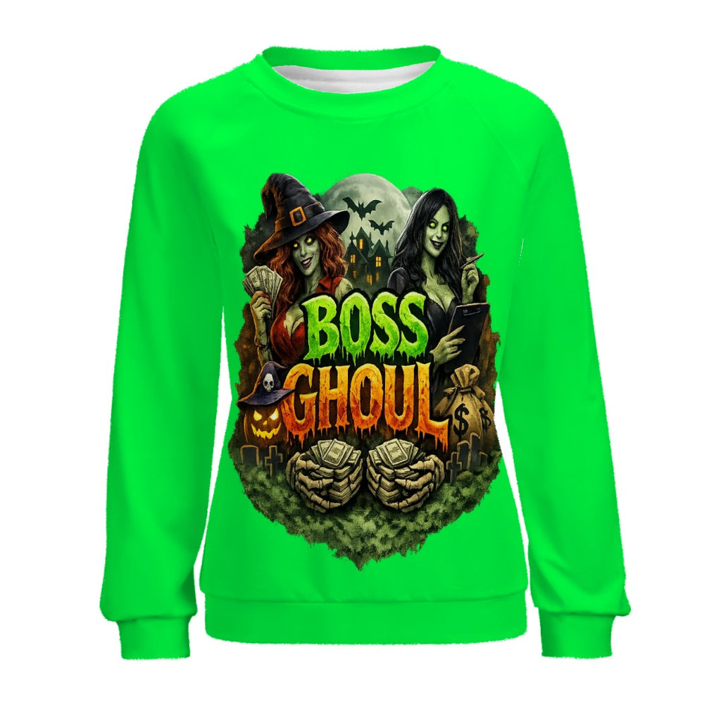 Raglan Crewneck Sweatshirts Women