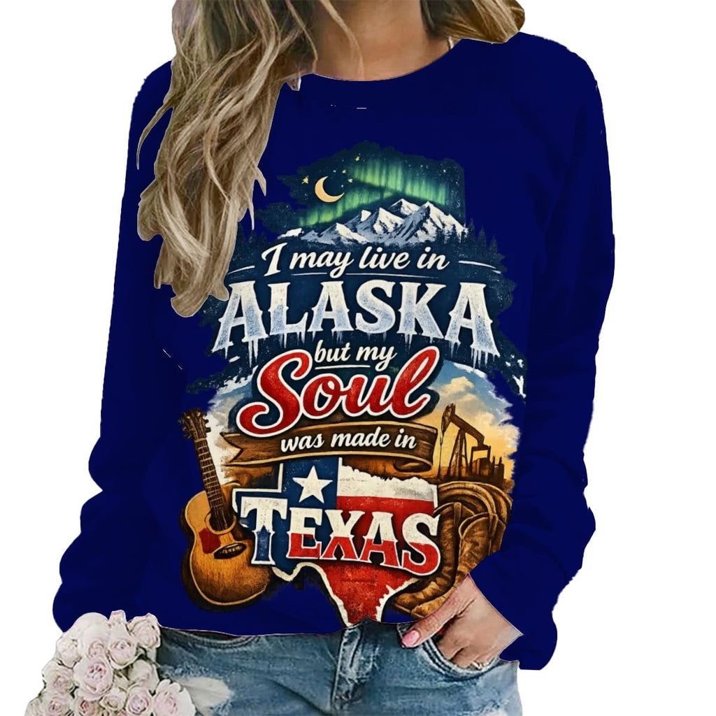Raglan Crewneck Sweatshirts Women