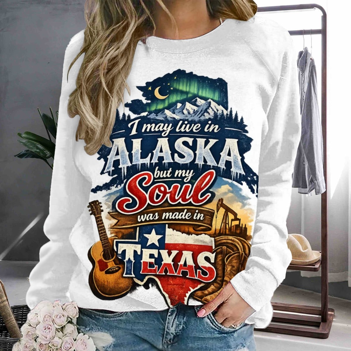Raglan Crewneck Sweatshirts Women