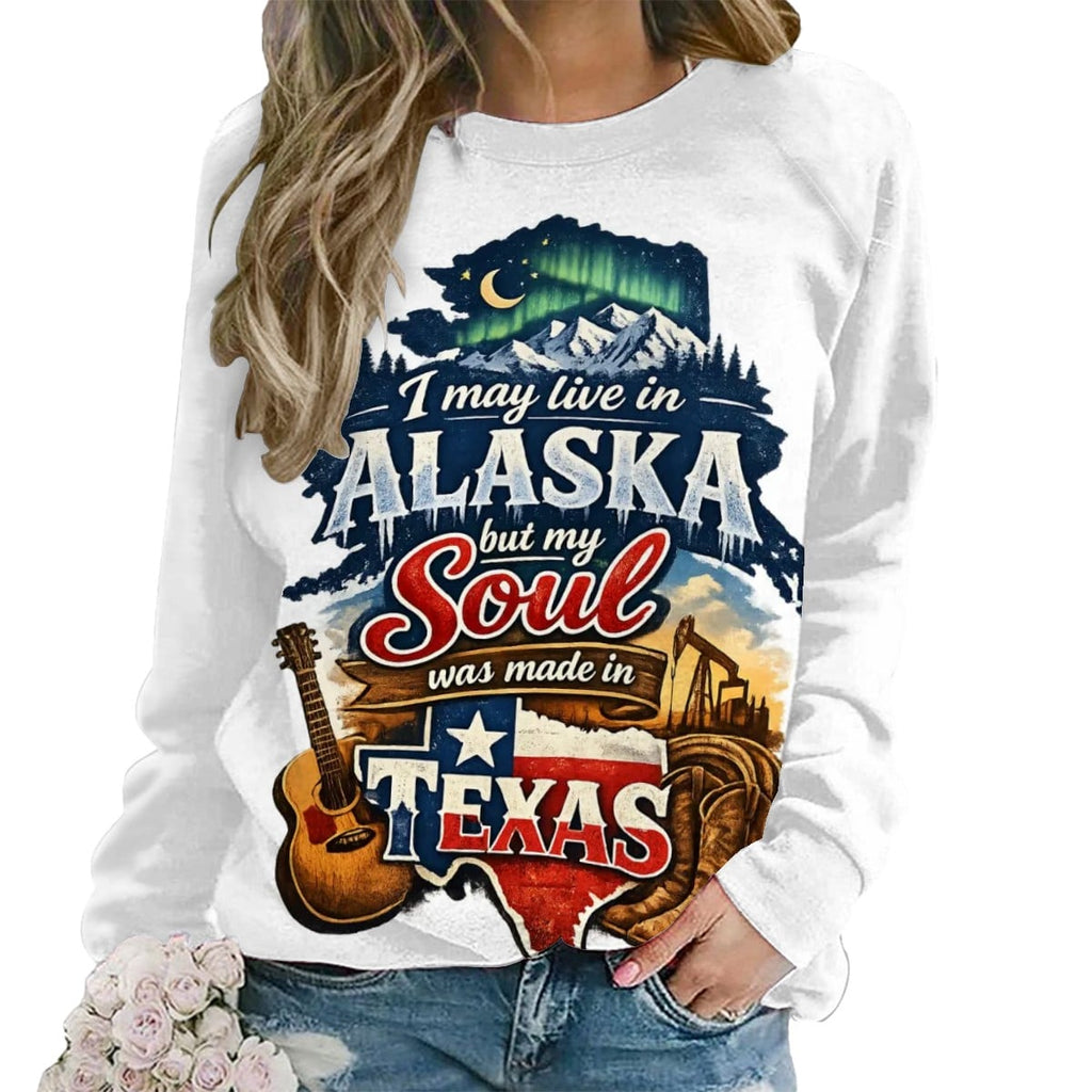 Raglan Crewneck Sweatshirts Women