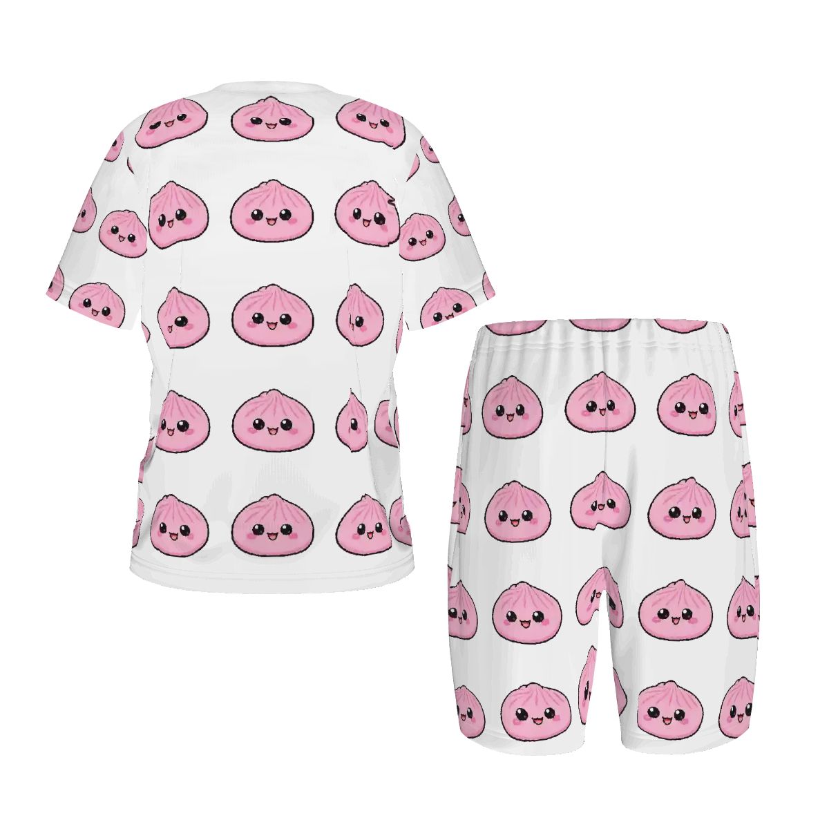 Pajama Sets for Kids Crew Neck Short Sleeve