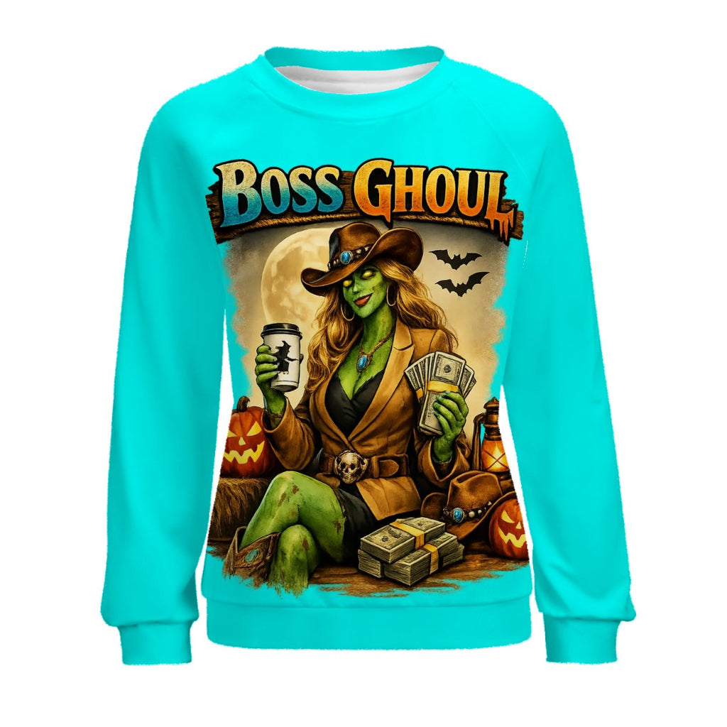 Raglan Crewneck Sweatshirts Women