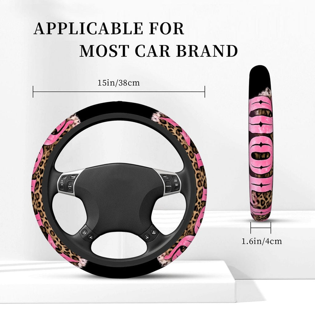 Dolly Thickened Elastic Car Steering Wheel Cover